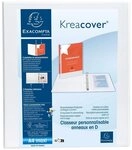 EXACOMPTA Ringbuchmappe 10x Ringbuch PP 2Ring 25mm in D-Form R&uuml;cken 47mm A4...