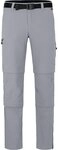 Bergson Outdoorhose QUEENSLAND Doppel Zipp-Off mit T-ZIPP Herren Wanderhose,