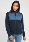 OXMO Kapuzensweatjacke OXMalin Fleece &Uuml;bergangsjacke mit Steppmuster
