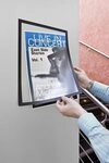 DURABLE F&auml;chermappe Magnetrahmen Duraframe Retail selbstklebend A3 schwarz