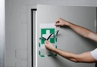 DURABLE Magnet DURABLE Magnetrahmen DURAFRAME&reg; MAGNETIC SECURITY A4 gr&uuml;n/wei&szlig; -
