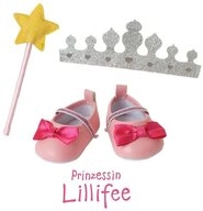 Heless Puppenkleidung Puppen-Accessoires-Set ''Prinzessin Lillifee'', 3-teilig :