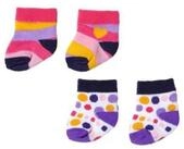 Zapf Creation&reg; Puppenkleidung 836057 BABY born Socken 2x, 2 sort. 43cm