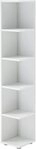 BEGA OFFICE Eckregal Corner Light, mit 5 offenen F&auml;cher, 24x25,7x141 cm