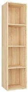 vidaXL B&uuml;cherregal 36 x 30 x 143 cm Standregal B&uuml;cherregal Regalschrank...