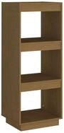 vidaXL B&uuml;cherregal, Buchregal/Raumteiler Honigbraun 40x35x103 Massivholz Kiefer
