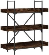vidaXL B&uuml;cherregal NA B&uuml;cherregal 3 B&ouml;den R&auml;uchereiche 100x33x108,5 cm...