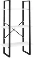 vidaXL B&uuml;cherregal, Lagerregal Wei&szlig; 60x30x105 cm Holzwerkstoff