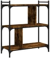 vidaXL B&uuml;cherregal B&uuml;cherregal 3 B&ouml;den R&auml;uchereiche 76x32x88 cm...