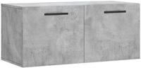 vidaXL H&auml;ngeschrank Wandschrank Betongrau 80x36,5x35 cm Holzwerkstoff (1-St)