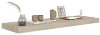 vidaXL Wandregal, Schweberegal Eiche-Optik 80x23,5x3,8 cm MDF