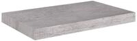 vidaXL Wandregal, Schweberegal Betongrau 50x23x3,8 cm MDF