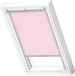 Verdunklungsrollo DKL 4659S, Motiv: Kids Rosa Sterne, VELUX, verdunkelnd, ohne