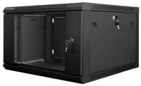 Lanberg Wandgeh&auml;use Lanberg WF01-6606-10B Rack 6U Wandmontiertes Regal Schwarz
