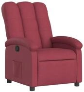 vidaXL Relaxsessel, Relaxsessel Weinrot Stoff