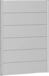 Biohort Sichtschutzelement, 6 Metall-Paneele und 2 F&uuml;hrungsschienen, LxH:...