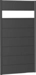 Biohort Sichtschutzelement, 7 Metall-Paneele, 1 Acrylglas-Paneel und 2...