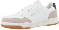 Keilsneaker TOM TAILOR, Herren, Gr. 40, wei&szlig; (wei&szlig;, beige), Lederimitat, Schuhe