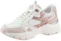 Tamaris Keilsneaker, Plateau, Freizeitschuh, Schn&uuml;rschuh mit kontrastfarbenen