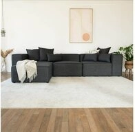 HOME DELUXE Ecksofa Modulares Sofa FINO - L 327 x 207, individuell Stellbar 4...