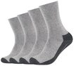 Camano Socken function (4 Paar) mit feuchtigkeitsregulierendem Material grau 43-46
