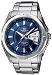 CASIO EDIFICE Quarzuhr EF-129D-2AVEF, Armbanduhr, Herrenuhr, bis 10 bar wasserdicht,