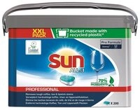 Sun Geschirr SUN 101109062 Geschirrreiniger-Tabs Prof.All in 1 200 Tabs Eimer SUN