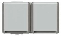 SIEMENS Steckdose Siemens Schalterprogramm Schutzkontakt-Steckdose Delta Grau...