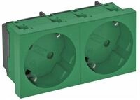 OBO BETTERMANN Steckdose OBO Bettermann Vertr Steckdose 33 Grad, 2-fach...