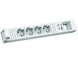 Bachmann CONI 4xCEE7/3 1xUSB A/C 22W 1xCM 0,2m GST18 RAL9010