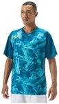 Yonex T-Shirt Crew Neck Club Team YM0033 (100% Polyester) 2025 blaugr&uuml;n Herren