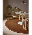 benuta Sisalteppich Greta, rund, H&ouml;he: 5 mm, 100% Sisal Naturfaser, Teppich