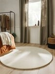 benuta Wollteppich Berber, rund, H&ouml;he: 31 mm, 100% Wolle, Teppich Wohnzimmer,