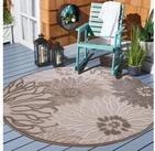 Sanat Teppich Floral 2 Outdoor, auch als L&auml;ufer und rund, rund, H&ouml;he: 6 mm,...