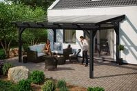 Skanholz Terrassendach Sanremo, BxT: 541x300 cm, Bedachung Doppelstegplatten