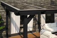 Skanholz Terrassendach Siena, BxT: 648x250 cm, Bedachung Doppelstegplatten
