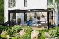 Skanholz Terrassendach Novara, BxT: 557x359 cm, Bedachung Doppelstegplatten