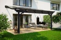 Skanholz Terrassendach Verona, BxT: 541x239 cm, Bedachung Doppelstegplatten