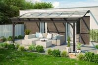 Skanholz Terrassendach Verona, BxT: 648x289 cm, Bedachung Doppelstegplatten