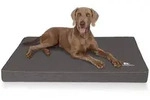 Knuffelwuff Hundematte Nantucket, Orthop&auml;disch grau 90 cm x 135 cm