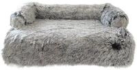 Hundematte Sofamatte eckig "NURU" grau 85 cm x 110 cm