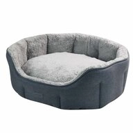 Nobby Tierbett Hundebett Lica oval grau