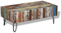 vidaXL Couchtisch Couchtisch Altholz Massiv 100x50x38 cm (1-St)
