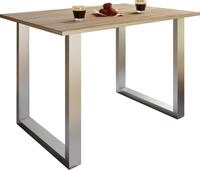 VCM Esstisch K&uuml;chentisch Xona H. 76 x B. 140 x T. 80 cm, Holzesstisch,...