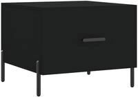 vidaXL Ablagetisch, Couchtisch Schwarz 50x50x40 cm Holzwerkstoff