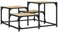 vidaXL Couchtisch Couchtisch Sonoma-Eiche 68x68x40 cm Holzwerkstoff (1-St)