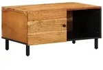 vidaXL Couchtisch Couchtisch 80x50x40 cm Massivholz (1-St)