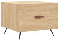 vidaXL Couchtisch Couchtisch Sonoma-Eiche 50x50x40 cm Holzwerkstoff (1-St)