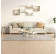 vidaXL Couchtisch vidaXL Couchtische 2 Stk. Betongrau 50x50x40 cm Holzwerkstoff