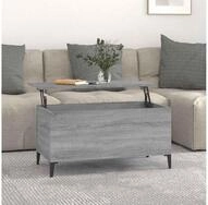 vidaXL Couchtisch vidaXL Couchtisch Grau Sonoma 90x44,5x45 cm Holzwerkstoff